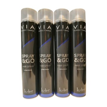 Лак LECHER VIA SPRAY GO очень стойкий, 750 мл le cher