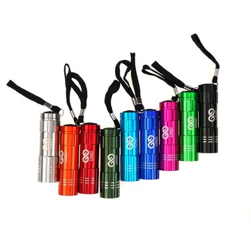 LATARKI REKLAMOWE z grawerem Z LOGO latarki LED + pudełko GRATIS 10szt