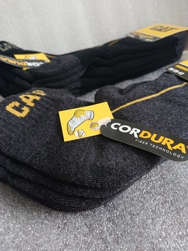 Носки до щиколотки CAT 43/46, 2 пары, черные, 78% хлопок