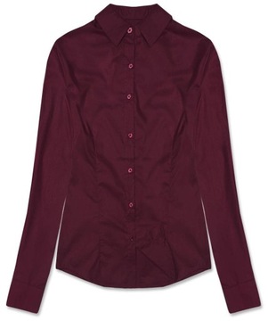 РУБАШКА MIX COLOR HH039 бордовый L (40)