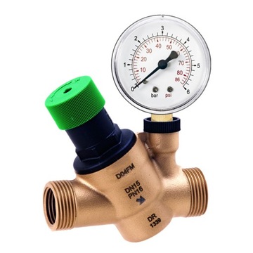REDUKTOR CIŚNIENIA WODY 1/2 + MANOMETR HONEYWELL