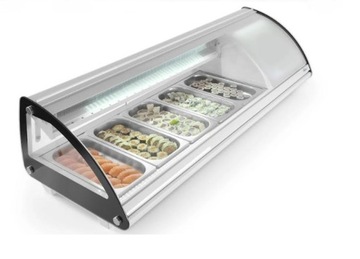 WITRYNA CHŁODNICZA DO SUSHI ARKTIC 5x GN 1/3 1307x450x330 mm
