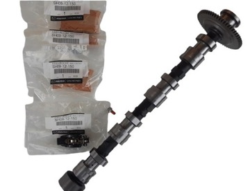 РАСПРЕДВАЛ ВЫПУСКНОЙ СО СТУПЕНЯМИ MAZDA 2.2D SH01-12-440B ОРИГИНАЛ