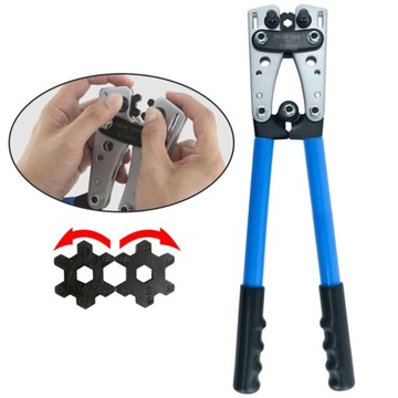 ПРЕСС-ИНСТРУМЕНТ ДЛЯ КАБЕЛЕЙ, КЛЕММНЫХ ВТУЛОК 6-50