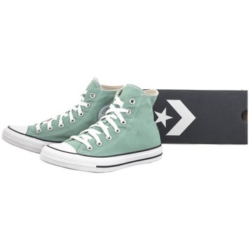 Buty Trampki Wysokie Damskie Converse CTAS Hi Herby A06563C Zielone