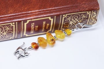 ЗАКЛАДКА кот котёнок ЯНТАРЬ уникальный