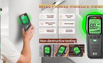 Цифровой измеритель влажности MT28 без контактов, цифровой