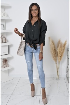 ПОТРЯСАЮЩАЯ ВЕСЕННЯЯ РУБАШКА С КРУЖЕВОМ SAINTE! WZ.2