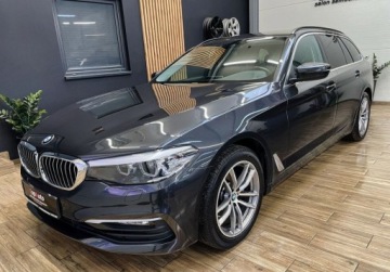 BMW Seria 5 G30-G31 Touring 520d 190KM 2019 BMW Seria 5 2.0D 190KM gwarancja LED AUTOMAT zarejestrowana 2.0, zdjęcie 12