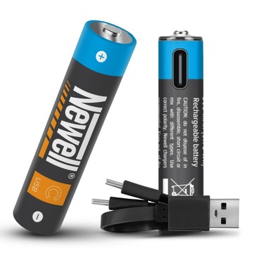 Аккумулятор Newell AAA 500 мАч USB-C 2 шт.