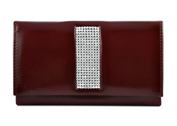 SKÓRZANY PORTFEL DAMSKI SWAROVSKI GIOVANI CV-150