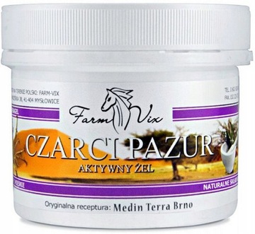 Czarci pazur aktywny żel Farm-Vix na bóle 350g