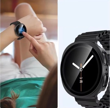 ETUI DO SAMSUNG GALAXY WATCH 8 40mm/44mm RÓŻNE KOLORY SZKŁO HARTOWANE CASE