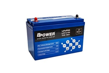 AKUMULATOR BPOWER LIFEPO4 100AH 12,8V +BLUETOOTH