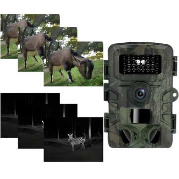 СТРЕЛЬБОВНАЯ ЛОВУШКА ЛЕСНАЯ КАМЕРА FULL HD ИК ДАТЧИК ДВИЖЕНИЯ
