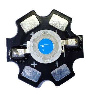 Dioda POWER LED 3W EPILEDS ICE Blue 480-485nm 45mil na PCB