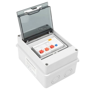 2-сторонний приемный блок для караванов, 40 А, 30 мА, УЗО 2MCB, 6a16A