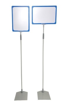 Телескопический рекламный стенд 150 см с рамкой А4 SN