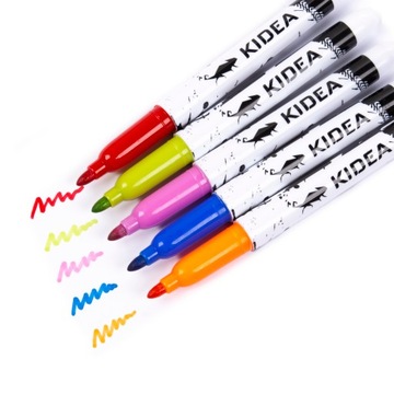 KIDEA Маркеры для обуви и ткани Набор маркеров для обуви и одежды, 10 цветов