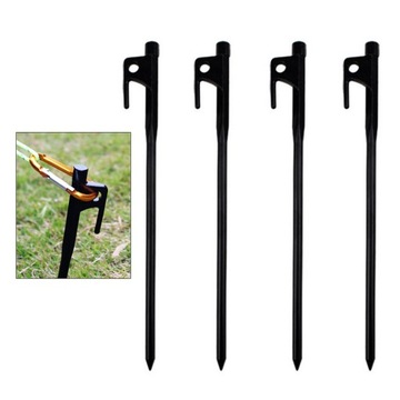 4 SZTUK STALOWE KOŁKI DO PAZNOKCI DO NAMIOTU 20CM