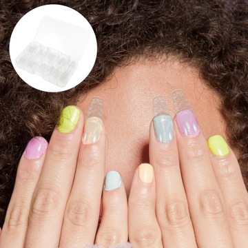 ИСКУССТВЕННЫЕ НОГТИ ИСКУССТВЕННЫЕ НАСАДКИ ПОЛНОЕ ПОКРЫТИЕ СТЕКЛЯННАЯ БРОНЯ