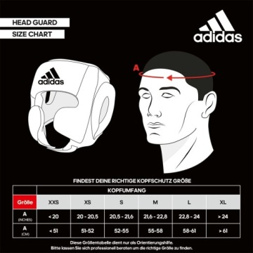 Боксерский шлем Adidas с одобрением IBA XL
