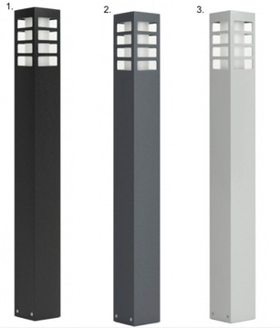Bardzo solidna lampa ogrodowa, parkowa 75 cm. z aluminium, szczelność IP54
