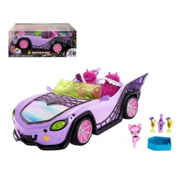 Mattel Monster High Fioletowy kabriolet HHK63