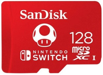 Карта microSD SanDisk Nintendo Switch 128 ГБ