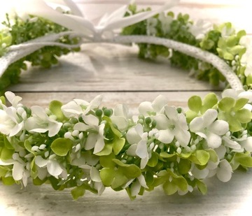 Венок для причастия из живых цветов, свадебный венок Причастие 2024, уникальный