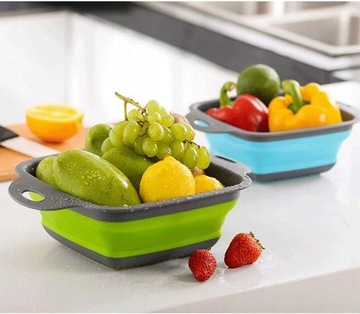 КУХОННАЯ КАПЕЛЬНИЦА ДЛЯ ОВОЩЕЙ, ФРУКТОВ, ГИБКАЯ, СИЛИКОНОВАЯ, РАСШИРЯЕМАЯ