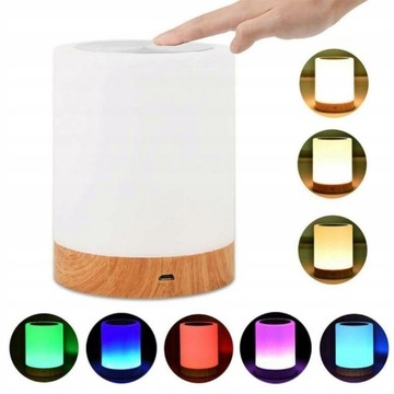 Lampka nocna LED Akumulator dotykowy Lampka nocna
