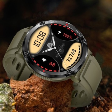 SMARTWATCH МУЖСКИЕ ЧАСЫ РАЗГОВОРЫ СЕРДЕЧНЫЙ РИТМ ДАВЛЕНИЕ НАСЫЩЕННОСТЬ СПОРТ МУЗЫКА PL
