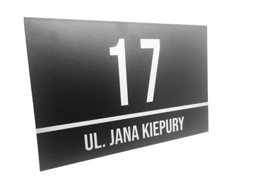 АДРЕСНАЯ табличка Номер ДОМА 40х30 см алюминий Номер ДОМА