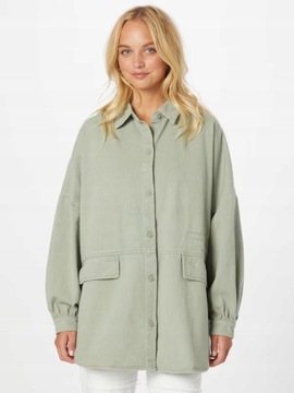 MISSGUIDED KOSZULA OVERSIZE Z DŁUGIM RĘKAWEM XS