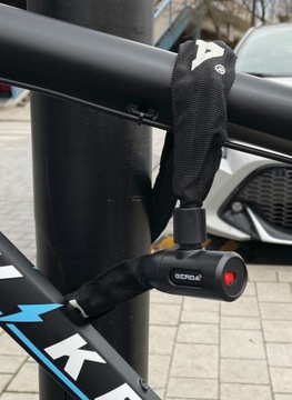 ВЕЛОСИПЕДНЫЙ ЗАМОК GERDA ЦЕПЬ ВЕЛОСИПЕДНЫЙ ЗАМОК STRONG ONE 900/6V LIGHT