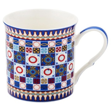 Kubek porcelanowy zestaw komplet kubków kolorowych 4 x 330 ml /NAVA