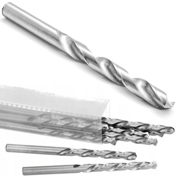 WIERTŁO DO METALU FI 4.0 MM BIAŁE HSS NWKA 10 SZT