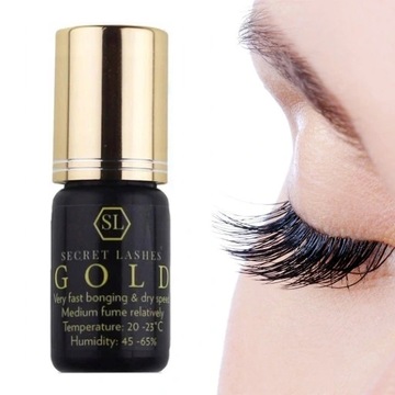 Secret Lashes GOLD 5г клей для наращивания ресниц