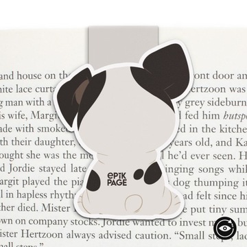 Закладка - Бульдог - подарок, планировщик