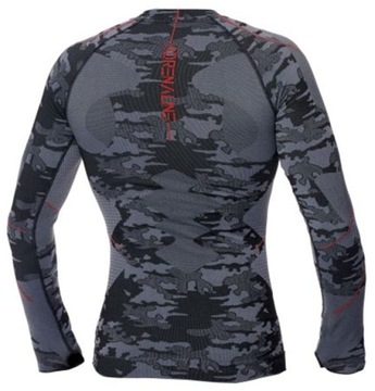 ТЕРМОАКТИВНАЯ ФУТБОЛКА С ДЛИННЫМ РУКАВОМ АДРЕНАЛИН ЛЕДНИК ЧЕРНАЯ СЕРАЯ L