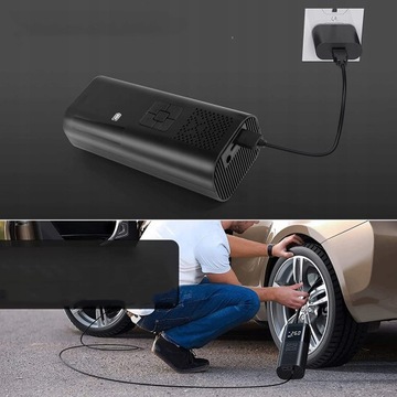 ЭЛЕКТРИЧЕСКИЙ ВОЗДУШНЫЙ НАСОС С АККУМУЛЯТОРОМ ЕМКОСТЬЮ 6000 МАЧ