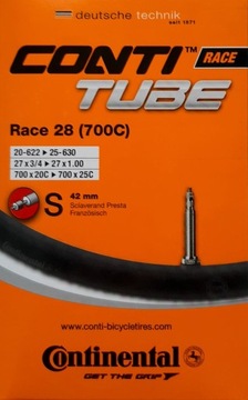 Dętka CONTINENTAL Race 700x20-25C 42mm