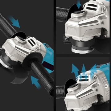 АККУМУЛЯТОРНАЯ УГЛОВАЯ ШЛИФОВАЛЬНАЯ МАШИНА 125 мм АККУМУЛЯТОРНАЯ БЕСЩЕТОЧНАЯ 2X АККУМУЛЯТОРНАЯ БАТАРЕЯ