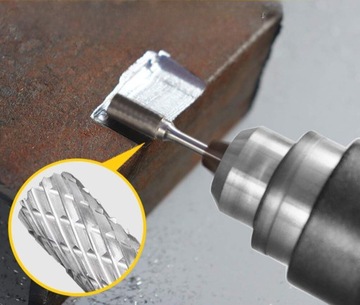 КОНЦЕВЫЕ ФРЕЗЫ ПО МЕТАЛЛУ, 10 ШТ, КАРБИД ВОЛЬФРАМА, ЦЕНТРИРОВАННЫЙ ТВЕРДЫЙ КАРБИД