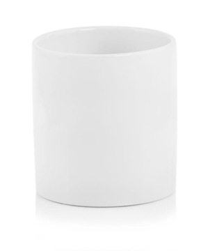 DONICZKA OSŁONKA CERAMICZNA WALEC BIAŁY OSŁONKA CERMIKA PREZENT 8CM