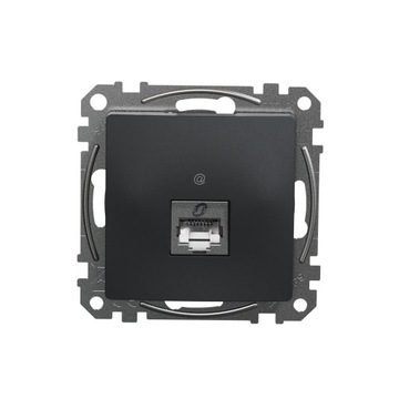 Sedna Design Gniazdo komputerowe RJ45 czarne