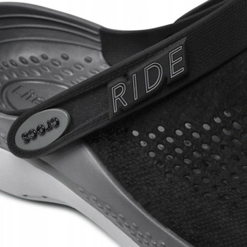 ТАПОЧКИ МУЖСКИЕ CROCS LITERIDE, ЧЕРНЫЕ, РАЗМЕР 48-49