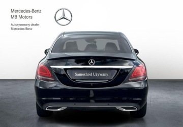 Mercedes Klasa C W205 Limuzyna Facelifting 1.6 C180 156KM 2019 Mercedes-Benz Klasa C SalonPL AVANTGARDE Od Dealera LED Kamera Tempomat Ca, zdjęcie 3