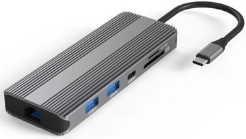 Концентратор USB-C HDMI 2.1 DisplayPort 8K 4K 120 Гц PD 100 Вт